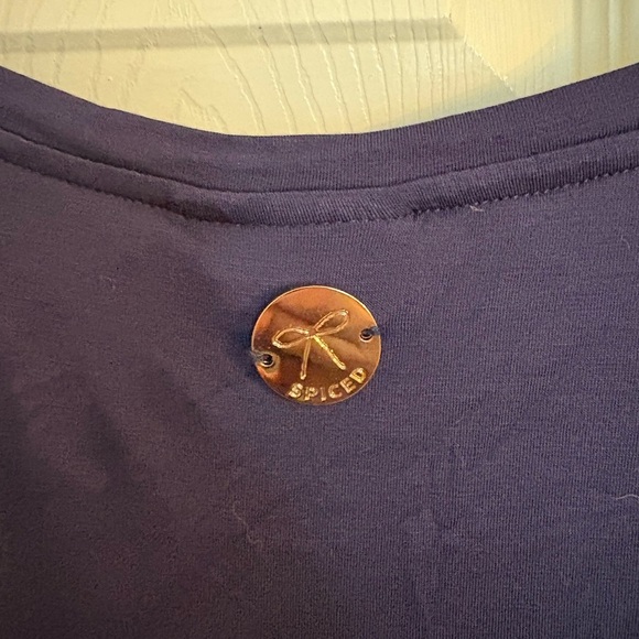 Navy Graphic Tee - Big Dreams Fancy Horses Spiced Equestrian women’s large. - Picture 5 of 7